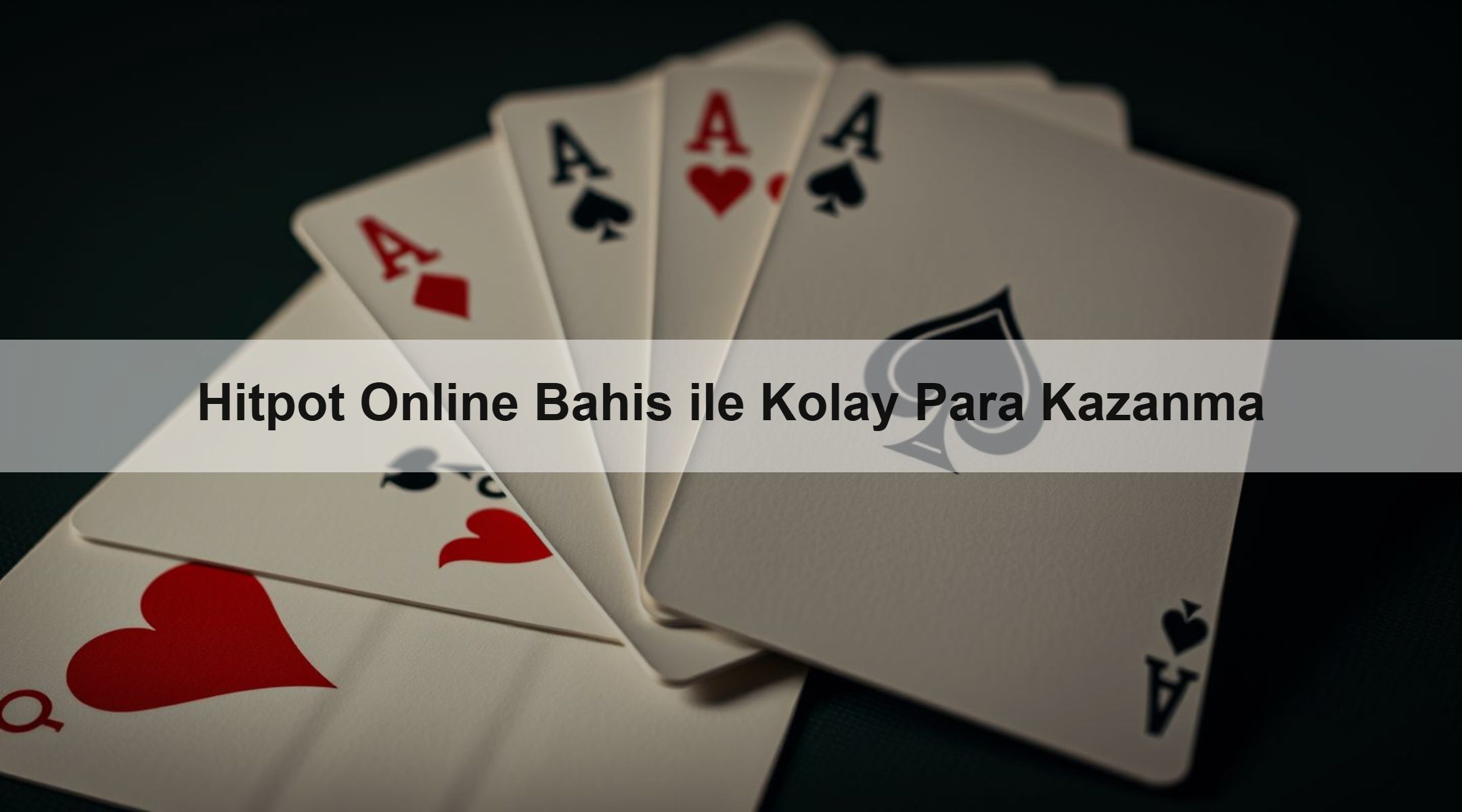 Hitpot Online Bahis ile Kolay Para Kazanma
